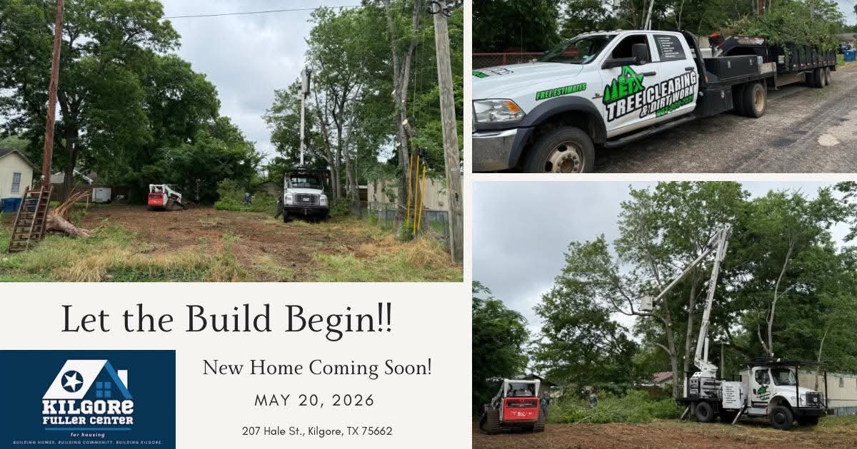 Ground-breaking photo for the Carrera family home build
